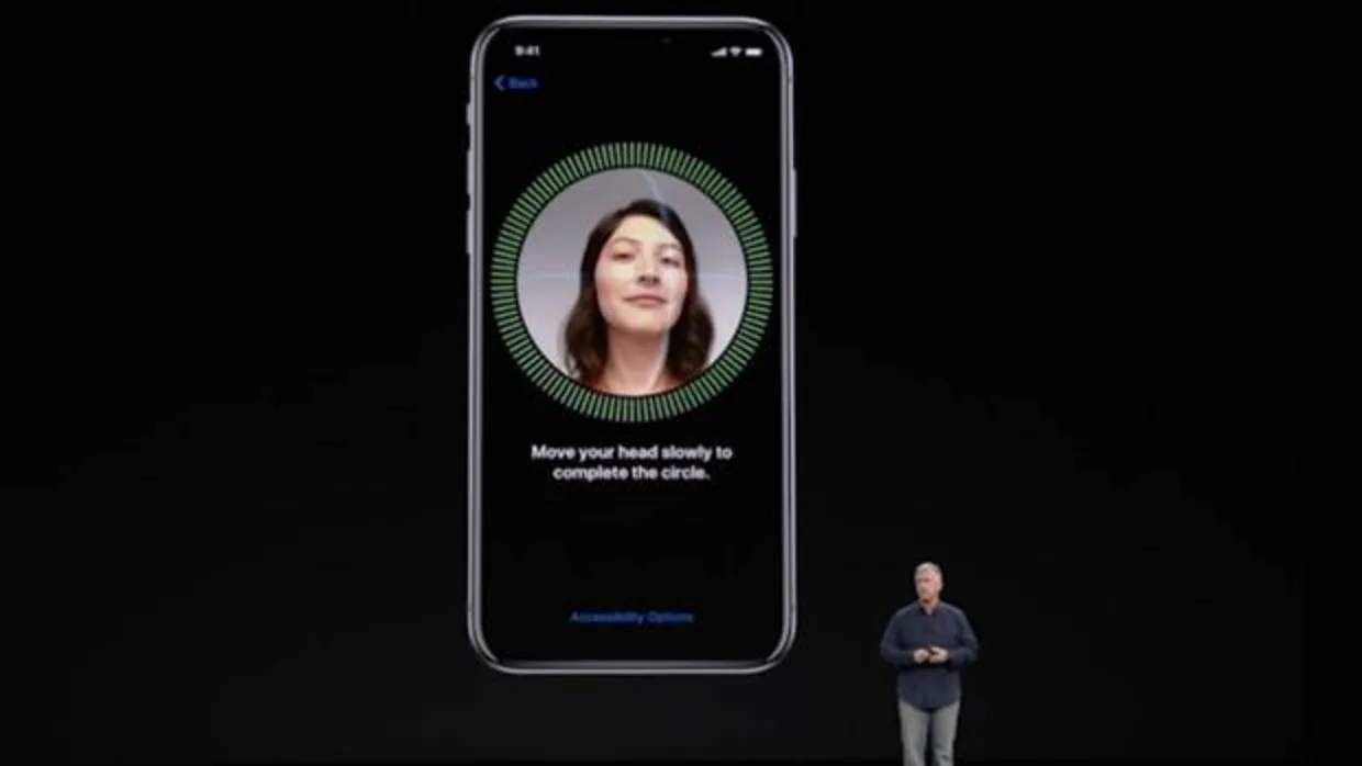 Presentación del sistema Face ID del iPhone X