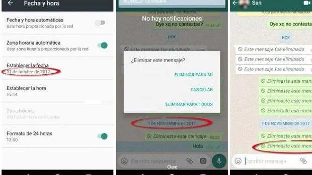 ¿Cómo eliminar mensajes de Whatsapp de hasta 7 días atrás?