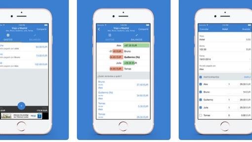 Aplicaciones para compartir gastos y evitar piques por el dinero