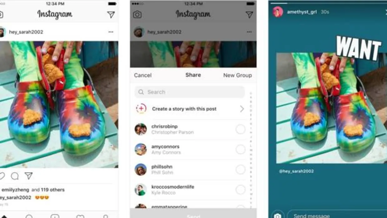 Cómo convertir una publicación en «Stories» en Instagram