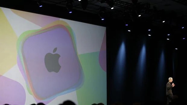 Tim Cook, consejero delegado de Apple, durante su intervención en WWDC