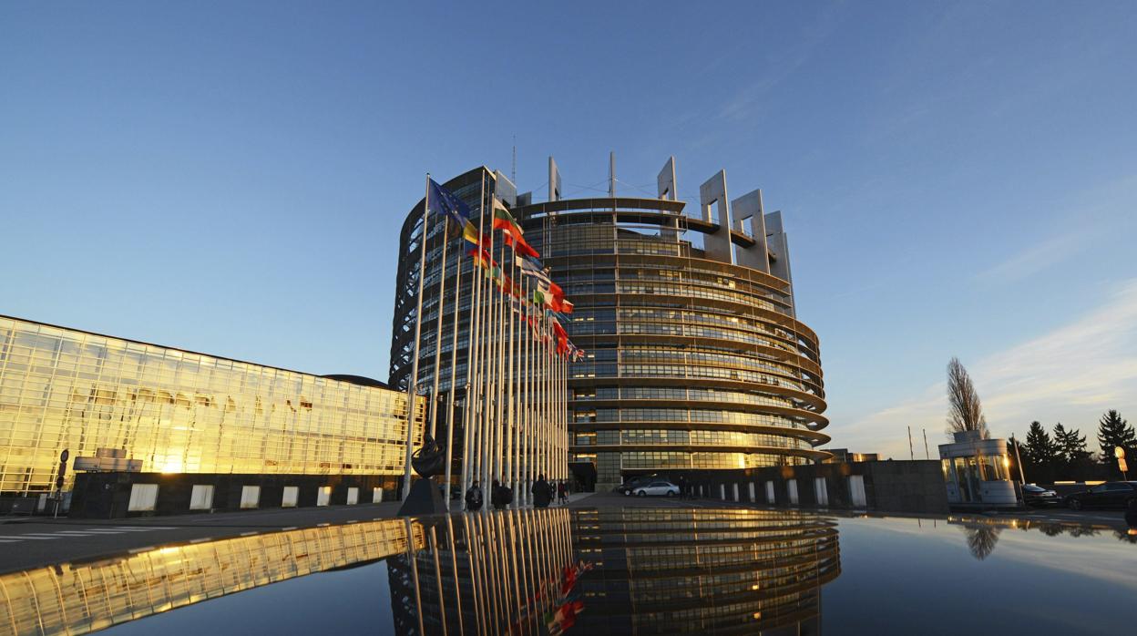 Fachada del edificio del Parlamento Europeo