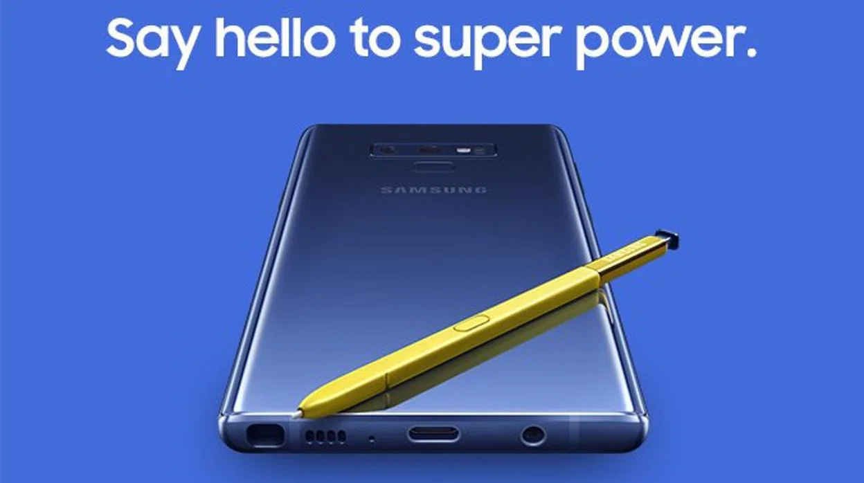 El diseño del Galaxy Note 9 filtrado por error por Samsung