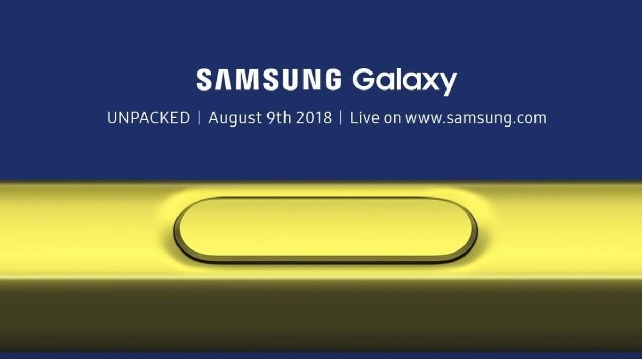 El «Unpacked Samsung Galaxy Note 9, desde esta tarde a las 17.00