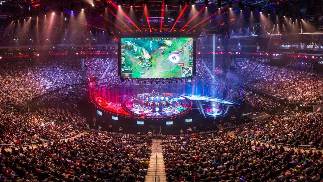 Momento del campeonato mundial de «League of Legends»