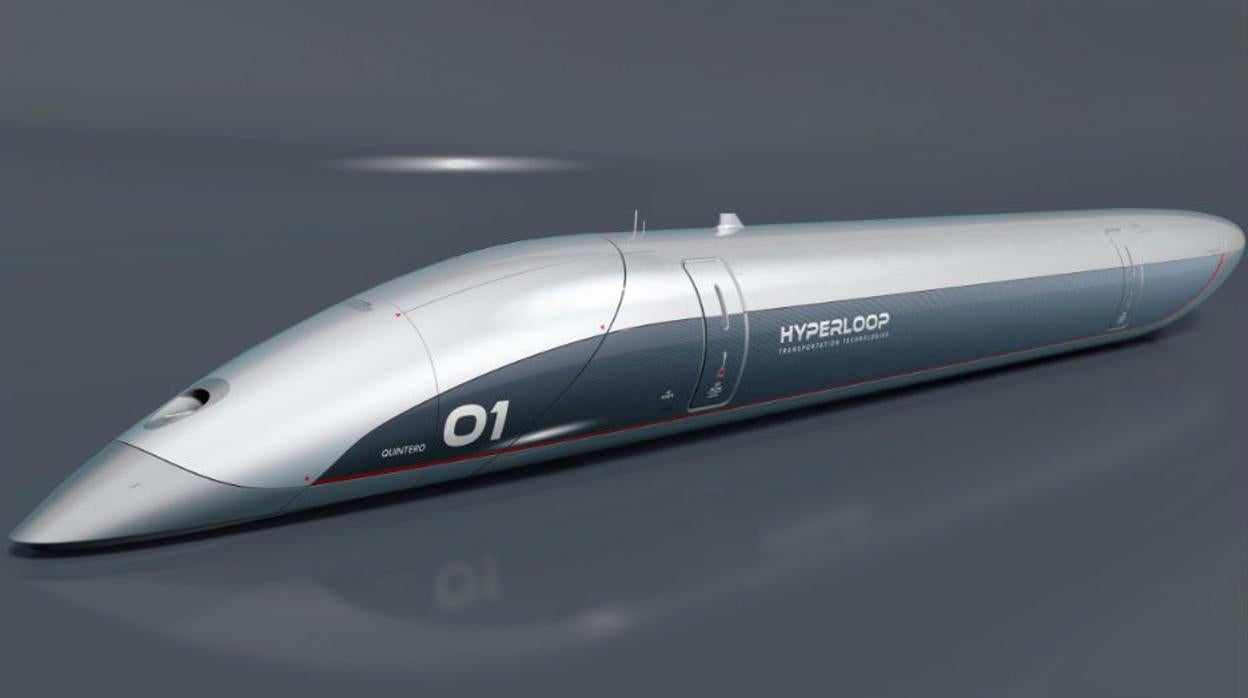 Imagen del prototipo de la cápsula del Hyperloop