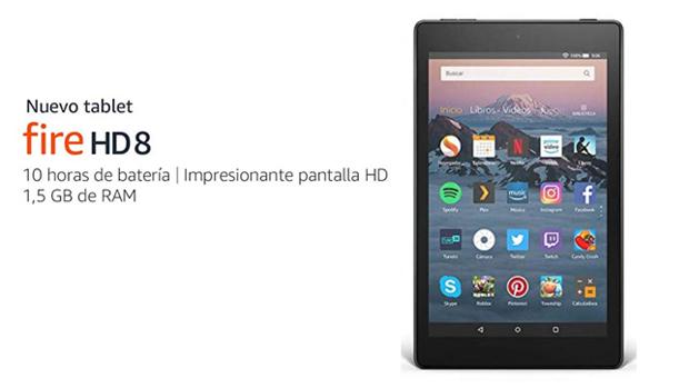 Amazon renueva su tablet Fire HD 8