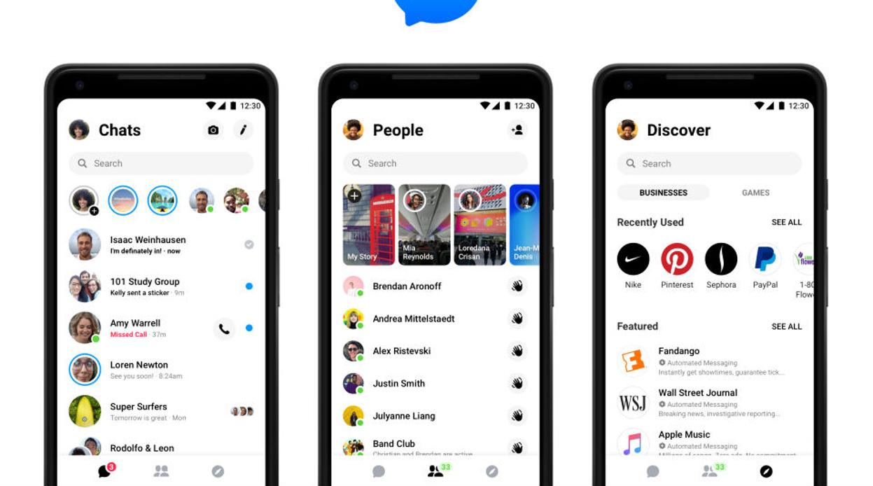 Facebook lanza Messenger 4: una versión simplificada de la «app» que añade ajustes de color en los chats