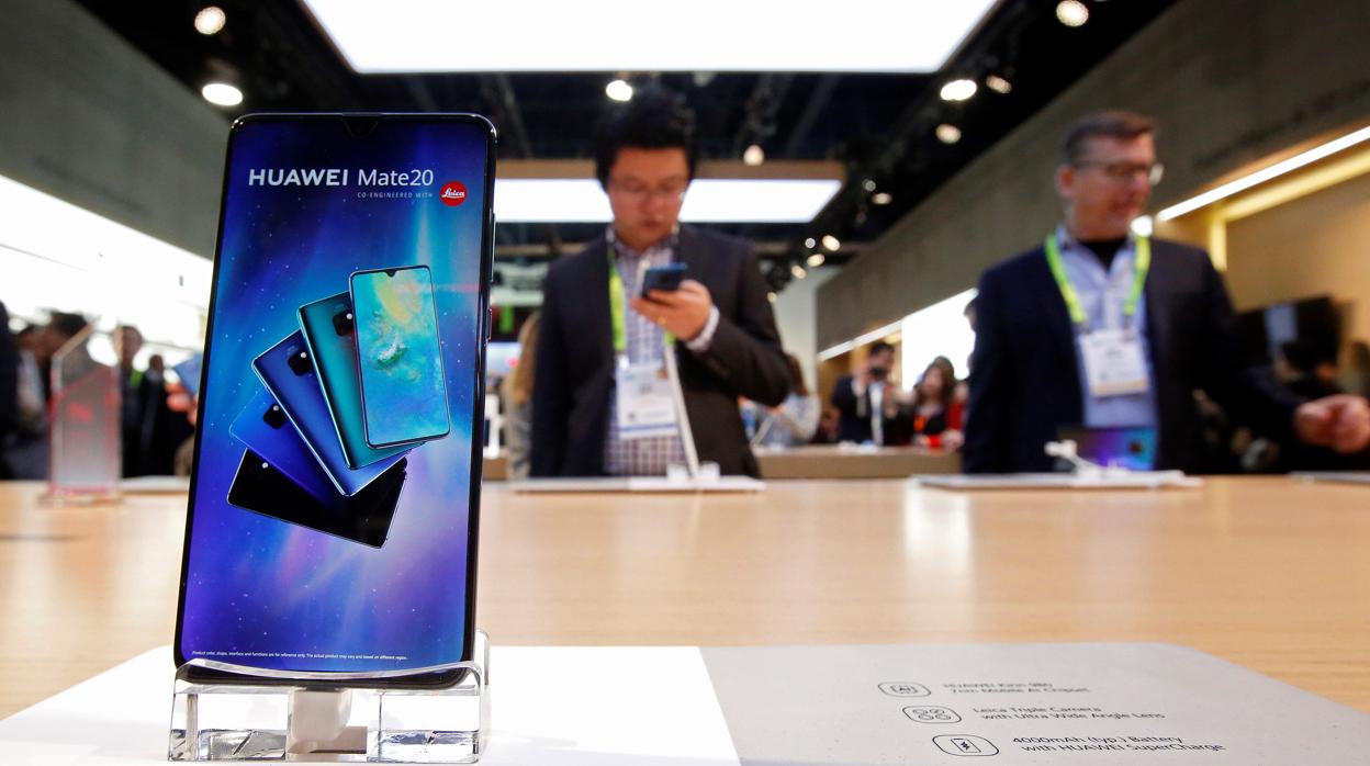 Huawei Mate 20 en la Feria de Electrónica de Consumo CES 2019
