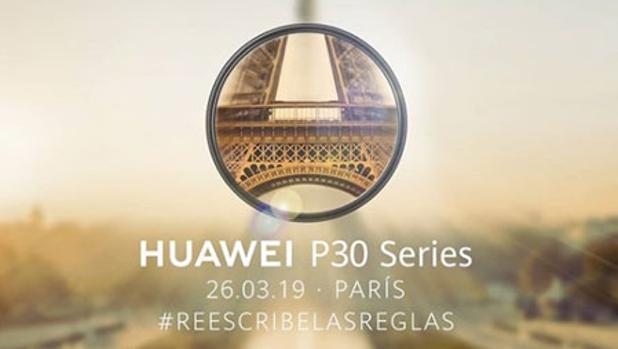 Huawei presentará el 26 de marzo los nuevos Huawi P30