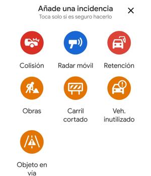 Google Maps: cómo avisar de un accidente de tráfico o de un radar móvil