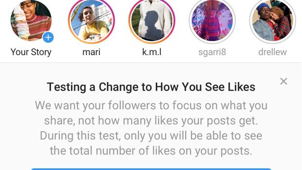 Instagram elimina los «Me gusta» en todo el mundo