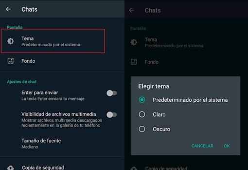 Cómo configurar el modo oscuro en «smartphones» Android