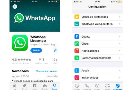 Cómo activar el modo oscuro de WhatsApp en iPhone