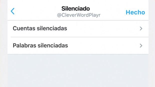 Cómo silenciar palabras en Twitter