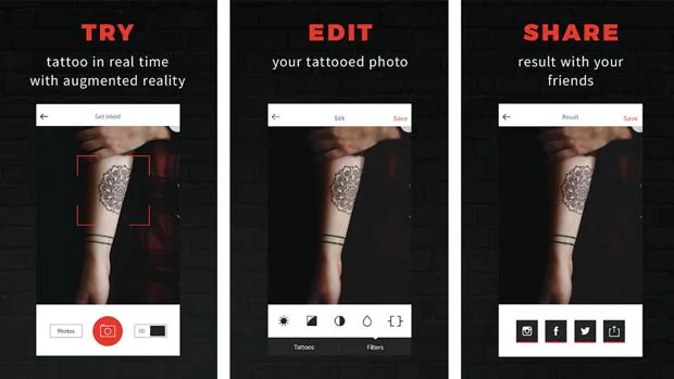Las mejores aplicaciones de tatuajes para Android
