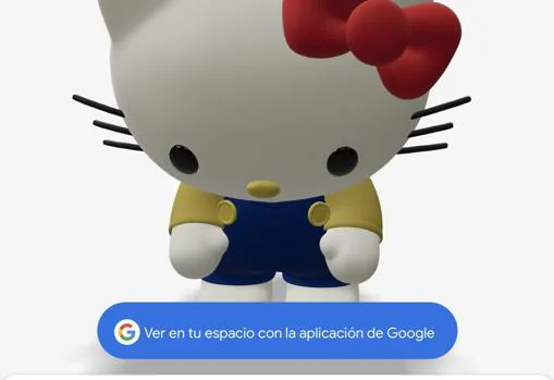 El truco de Google para poner a Hello Kitty en 3D en el salón de tu casa