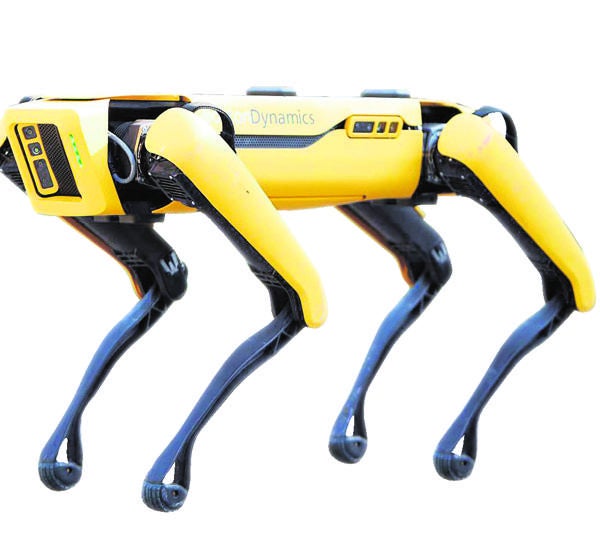 Uno de los modernos robots diseñados por Boston Dynamics