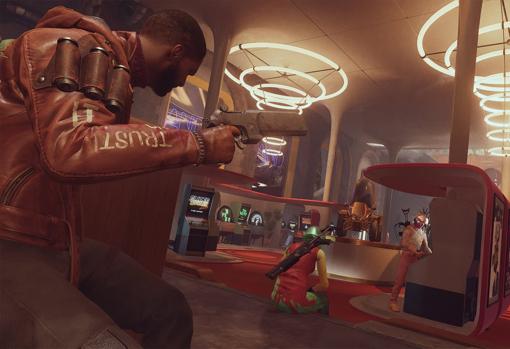 Captura de pantalla de 'Deathloop'