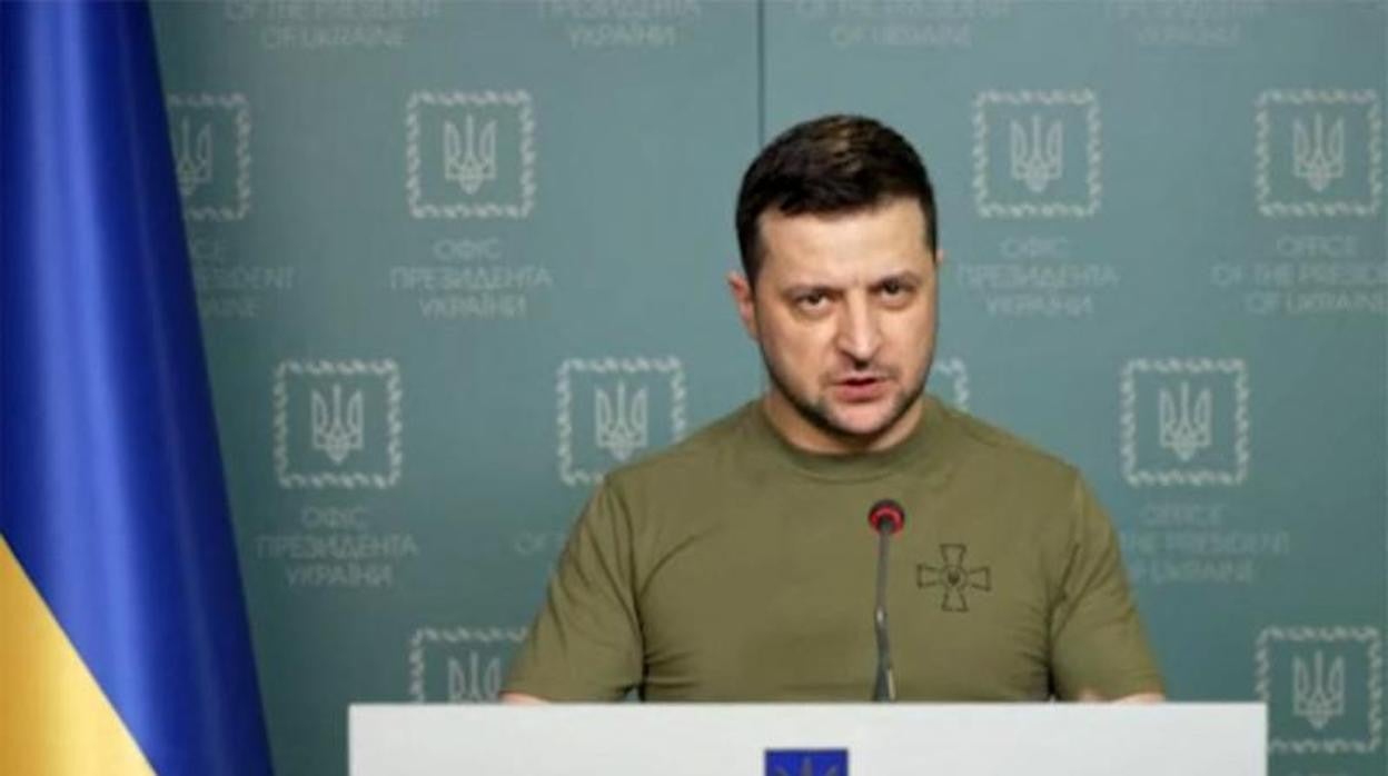 El presidente de Ucrania, Volodymyr Zelensky