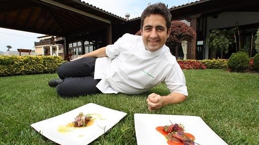 Gorka Txapartegui, cocinero del restaurante Alameda