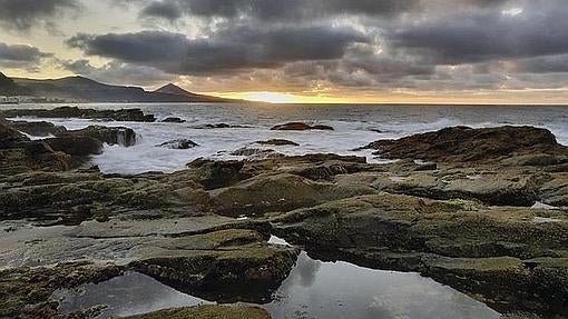 La zona de piscinas naturales de El Puertillo