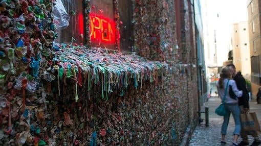 Desaparece la «pared de chicles» de Seattle