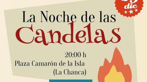 Cartel de La Noche de las Candelas de Almería