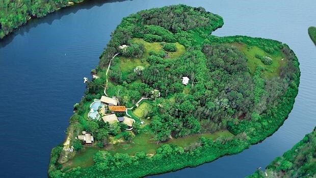 Así es la maravillosa isla para millonarios en forma de corazón