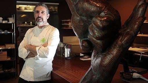 Pepe Solla, en su restaurante