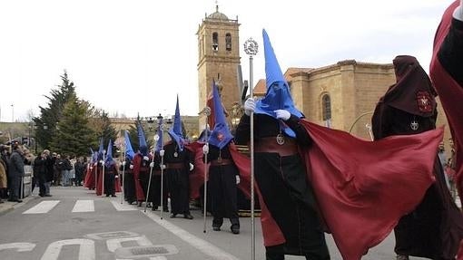 Procesión de las Caídas, en Soria