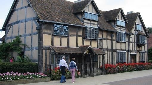 La casa natal de William Shakespeare en Stratford-upon-Avon