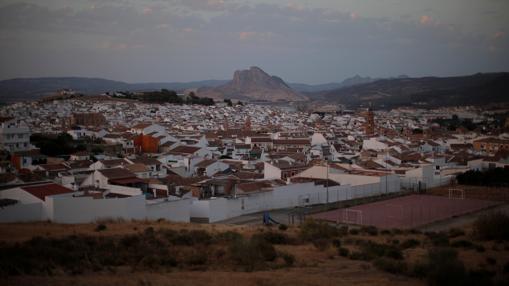 Vista de la Peña de los Enamorados, en Antequera