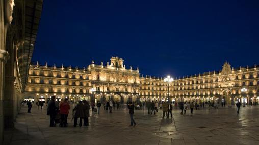 La incomprable plaza Mayor de Salamanca
