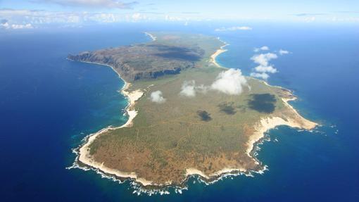 Vista aérea de la isla, que tiene una superficie de 180 kilómetros cuadrados