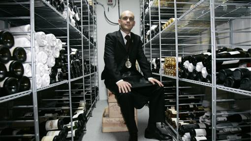 David Robledo, en la bodega de Santceloni