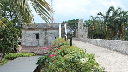 Interior del Fuerte San Pedro, primera construcción militar defensiva española en Filipinas