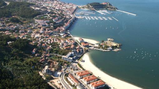 Vista aéra de Baiona