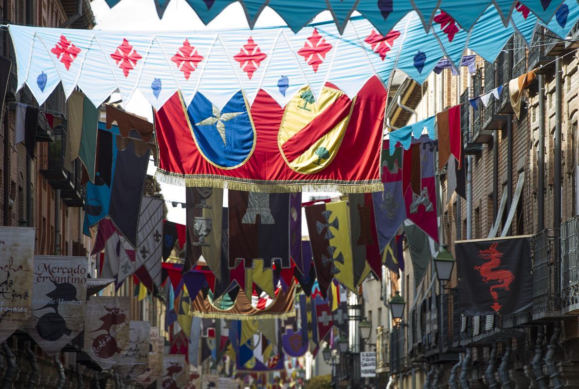 Detalle del Mercado Cervantino de Alcalá de Henares