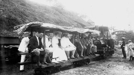 Theodore Roosevelt en 1906, durante una visita al Canal de Panamá