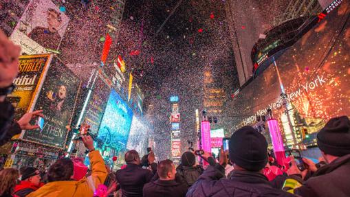 Times Square, el lugar donde los neoyorquinos celebran el fin de año