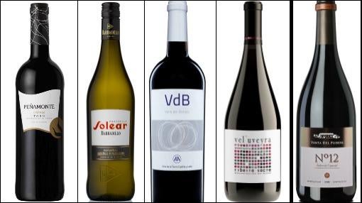 De izquierda a derecha, Peñamonte, Solear Manzanilla, Valle del Botijas, Vel'uveyra y Venta del Puerto Nº 12