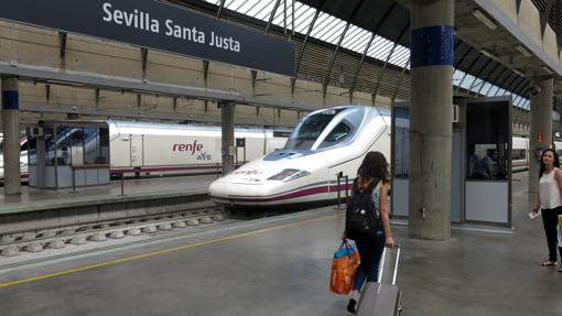 Estación de Santa Justa, en Sevilla