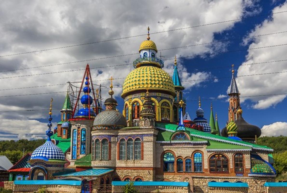 El templo de las siete religiones, en Kazán