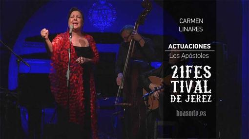 Carmen Linares en el XXI Festival de Jerez