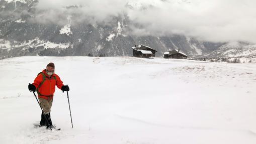 Peter Mangold, en el Valle del Binn, Alto Valais