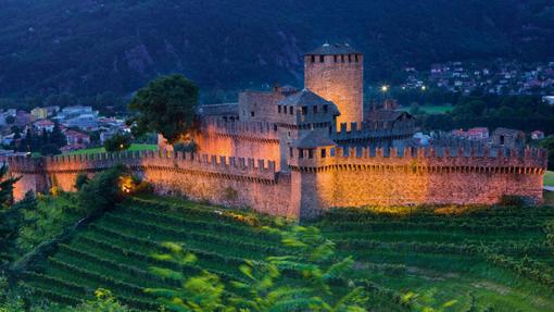 Uno de los castillos de Bellinzona