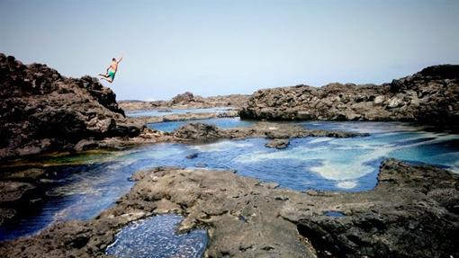 Los Charcones en la isla de Lanzarote