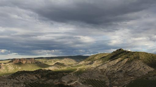 Vistas de las roscas de Fitero desde el Castillo Tudején