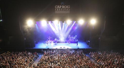 Escenario del festival de Cap Roig